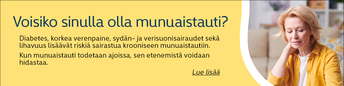 Voisiko sinulla olla munuaistauti?